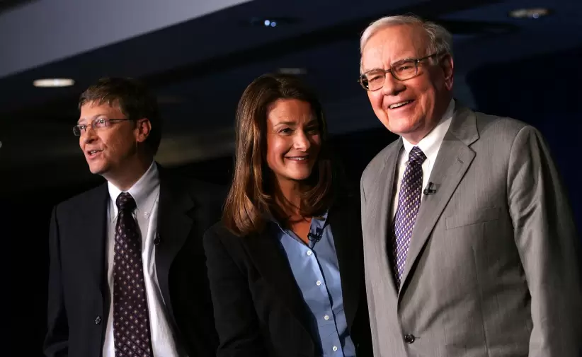 La mayor parte de las donaciones de Buffett fueron a parar a un fideicomiso que financia la Fundacin Bill y Melinda Gates.