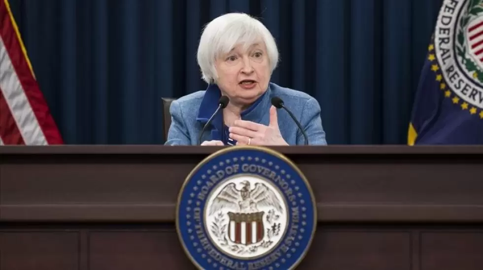 La secretaria del Tesoro, Janet Yellen