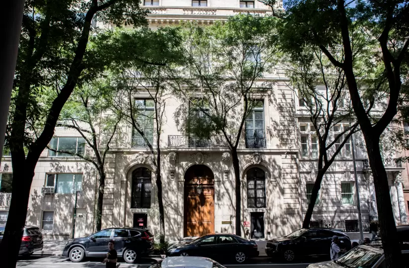 Una de las mansiones de Jeffrey Epstein