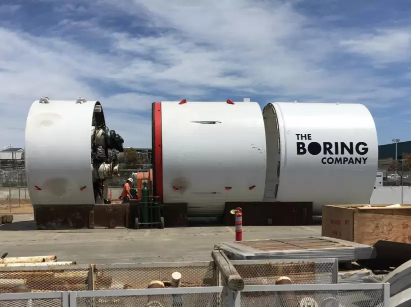 The Boring Company, o "La compaa aburrida", de Elon Musk realiza perforaciones