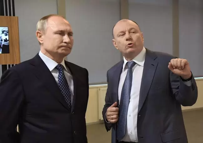 Vladimir Potanin y Putin