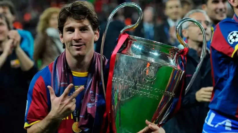 Lionel Messi, copas en Barcelona