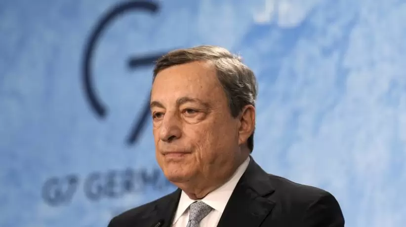 El Primer Ministro de Italia, Mario Draghi, renunció.