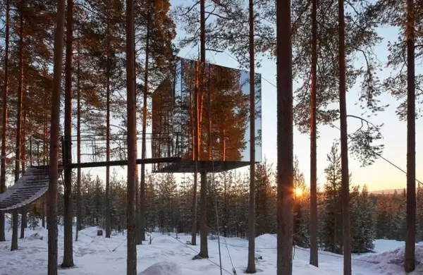 Así son los espectaculares hoteles estilo "casa del árbol" en Escandinavia