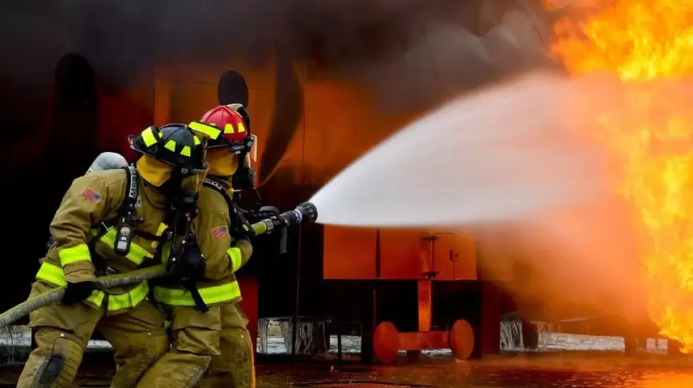 incendio punta shopping bomberos x 2