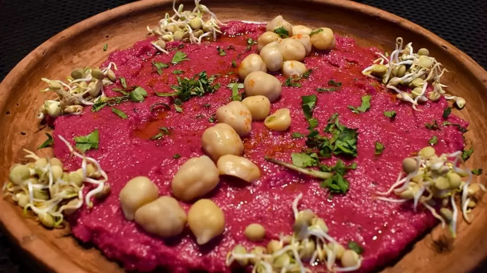 Hummus de remolacha