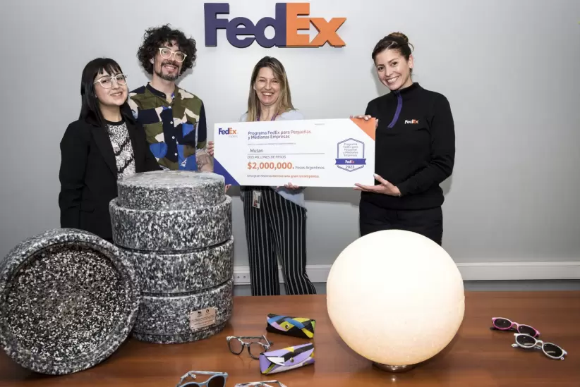 Mutan, ganadores de la segunda edicin del Programa FedEx para Pequeas y Medianas Empresas en Argentina