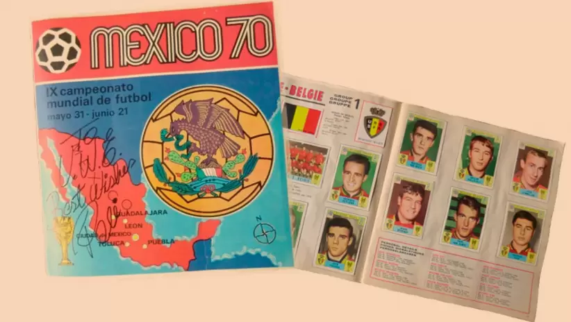 El álbum de México '70 fue el primero de Mundiales que hizo Panini
