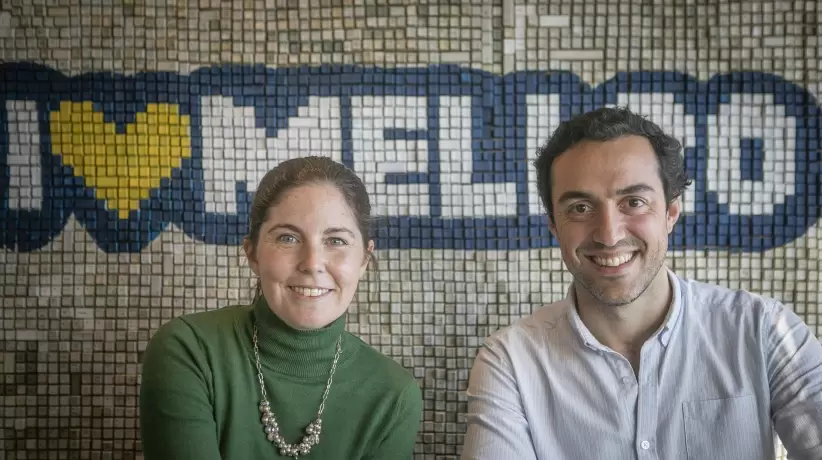 Patricia Blanco y Diego Gamba, líderes de MELI en Uruguay. Foto: Nicolás Garrido