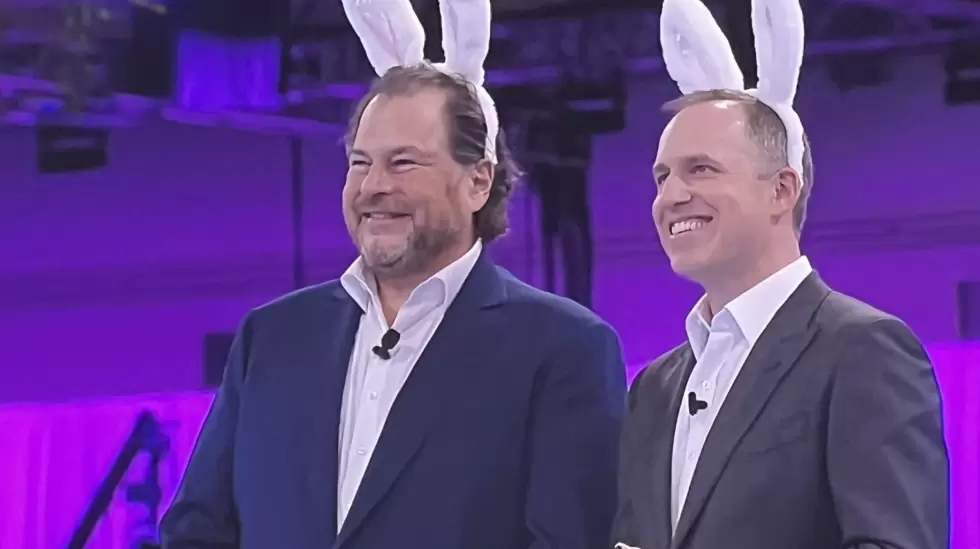 Marc Benioff y Bret Taylor