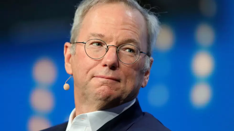 Eric Schmidt, el ex director ejecutivo y multimillonario de Google.