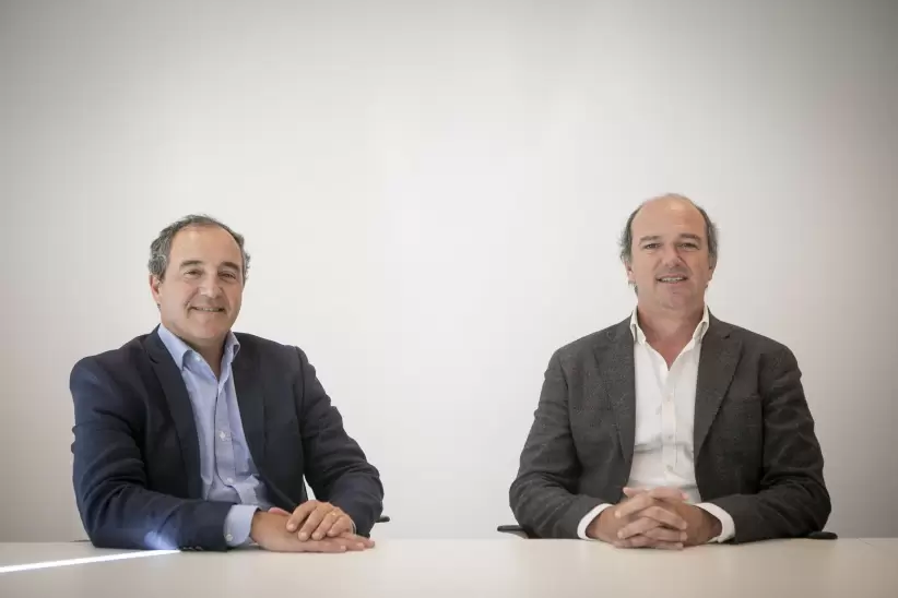 Directores Agustn Tafernaberry (Banca Mayorista) y Valentn Martnez (Banca Empresas). Foto: Nicols Garrido.
