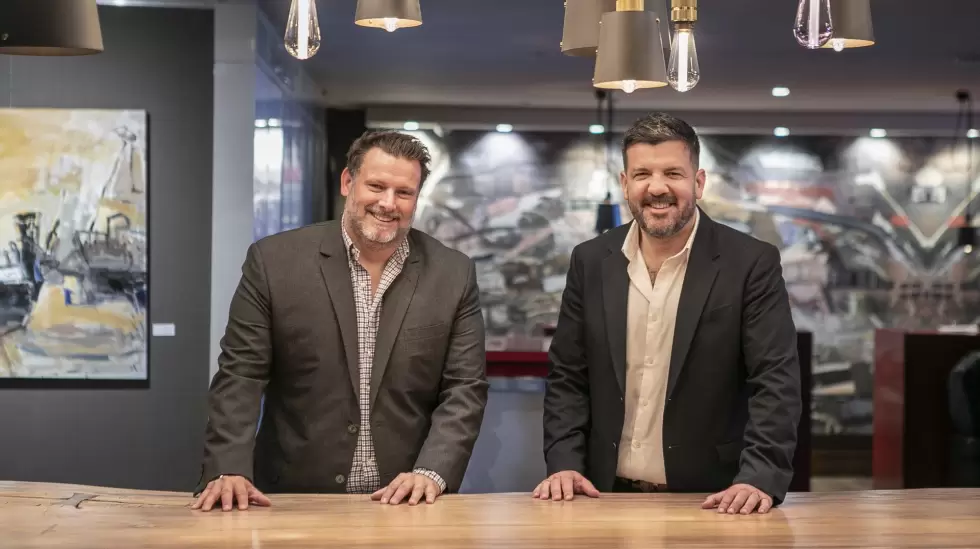 Pablo Pesce y Max Adoue, gerente general y gerente de Ventas y Marketing del Hya