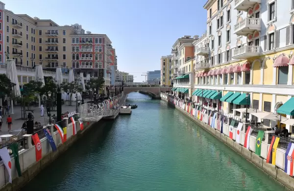 Así es la "pequeña Venecia" uno de los tesoros artificiales de Qatar