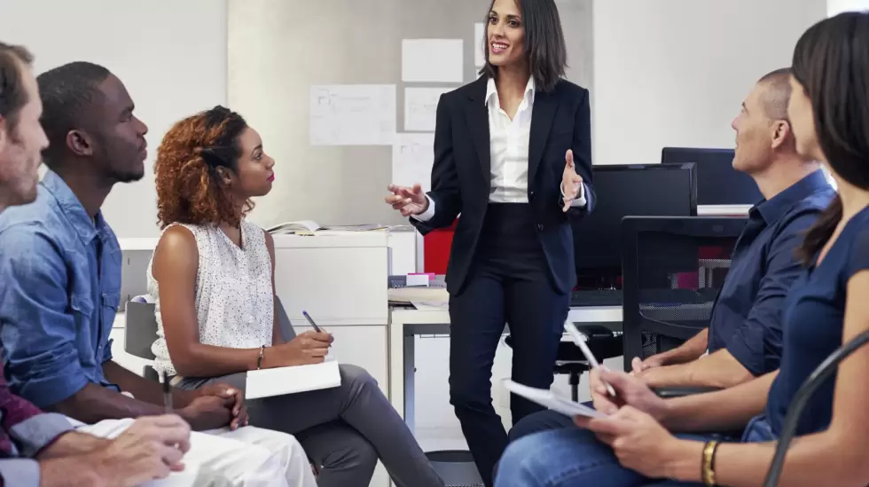 Mujeres en los negocios.