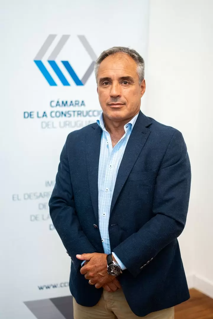 Alejandro Ruibal, presidente de la Cámara de la Construcción. Foto: Difusión.