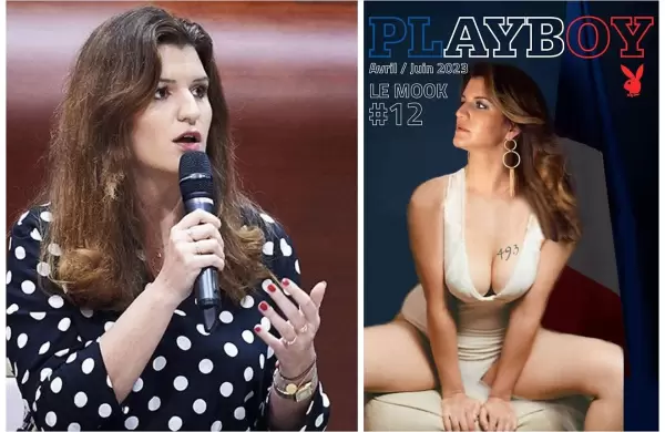Una secretaria de Estado francesa posó para Playboy y le abrió otro frente a Macron