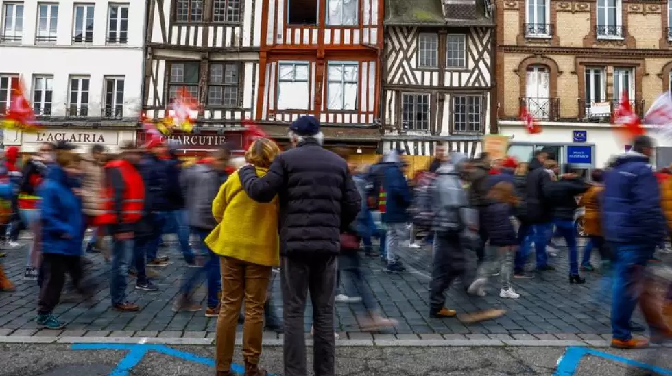 Francia, protestas, jubilacin