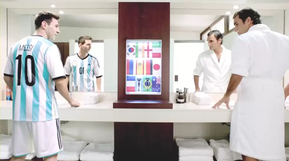 Messi y Federer