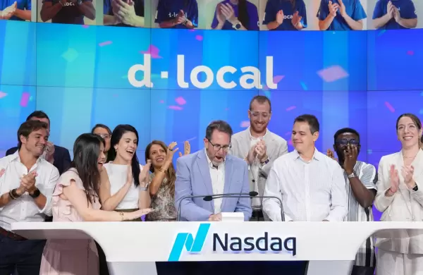 VIDEO | Integrantes del equipo dLocal tocaron la campana en Nasdaq; "Estamos muy orgullosos", dijo Sergio Fogel
