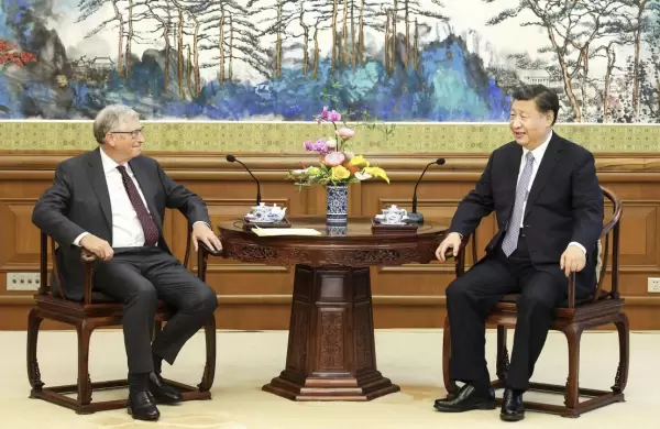 Cómo fue el encuentro entre Bill Gates y el líder chino Xi Jinping (y qué dijo el multimillonario sobre la reunión)