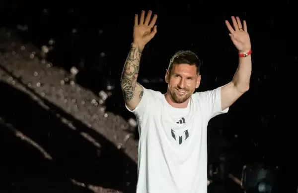 Video y fotos: así recibió Estados Unidos a Lionel Messi