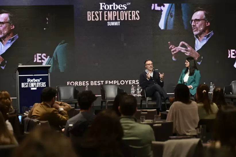 Enrique Baliño en Forbes Best Employers Summit. Foto: Diego Olivera.