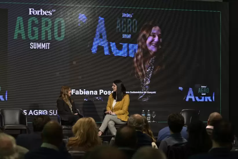 Fabiana Pose, VP para Sudamérica de Guayakí y Marcela Dobal, Directora Ejecutiva de Forbes Uruguay.