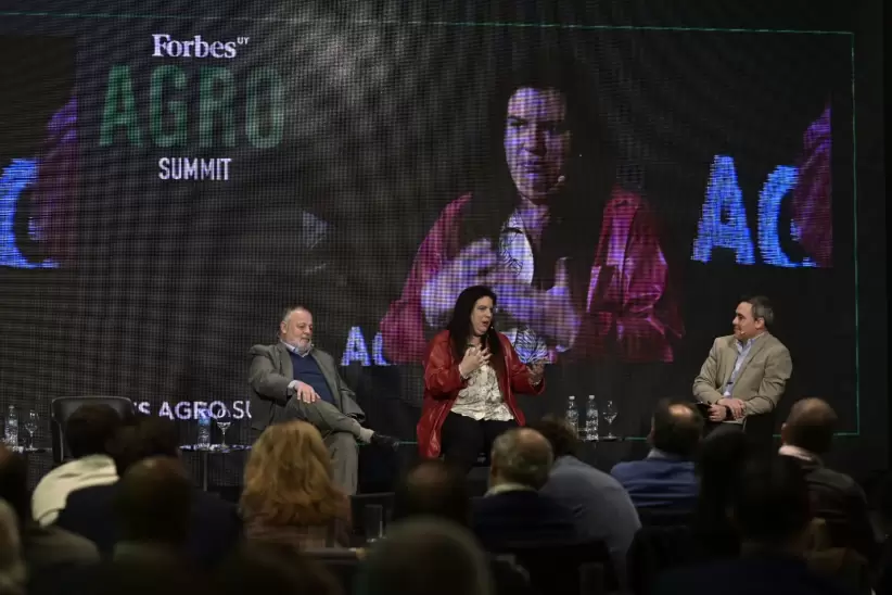 Ricardo Weisz, de Yamit Filtration, Florencia Elhordoy, cofundadora de Agribo junto a Andrés Oyhenard.
