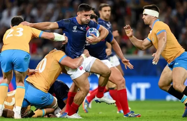 Copa del Mundo de Rugby: con dos lindos tries Los Teros hacen historia pero pierden 27-12 frente al local Francia