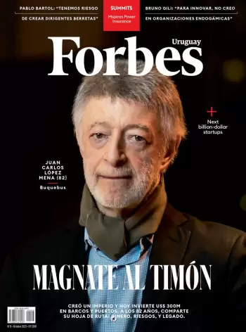 Tapa octava edición Forbes Uruguay