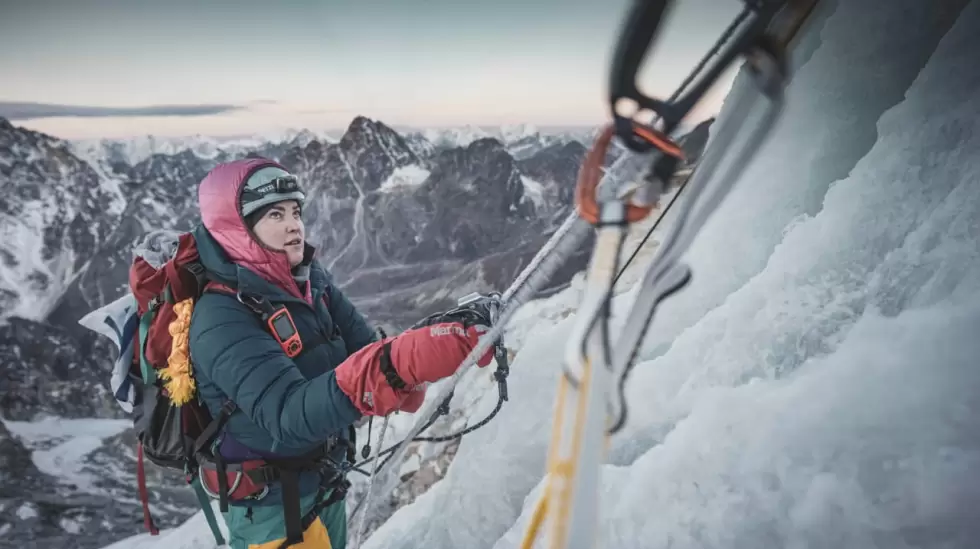 Vanessa Esto, la primera uruguaya en escalar el Everest. Foto: Difusin.