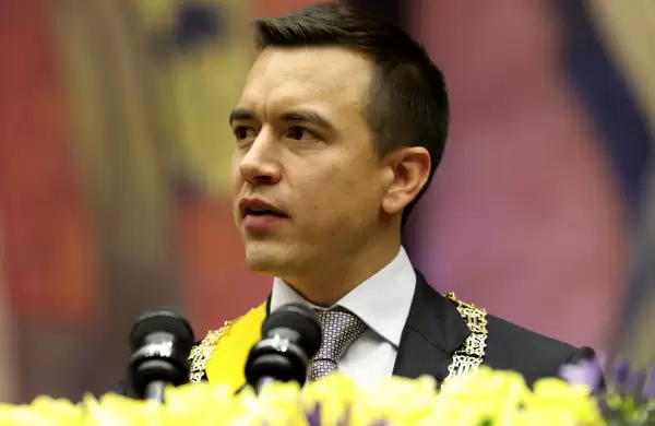 Daniel Noboa, fue reelecto presidente de Ecuador con más del 55 % de los votos