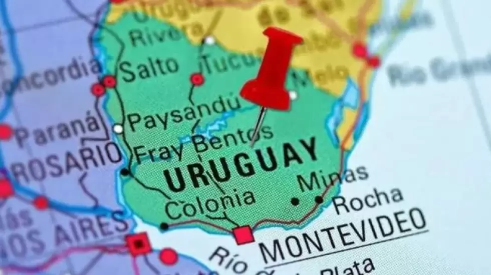 mapa uruguay