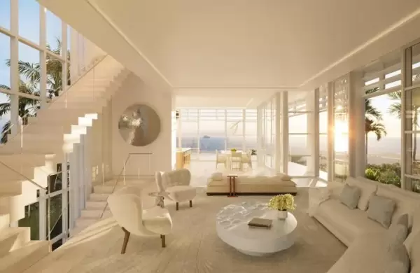 Dentro de la primera casa frente al mar de Miami, valorada en US$ 37,5 millones