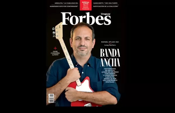 Rafael Atijas, creador de Loog Guitars, es el protagonista de la novena edición de Forbes Uruguay