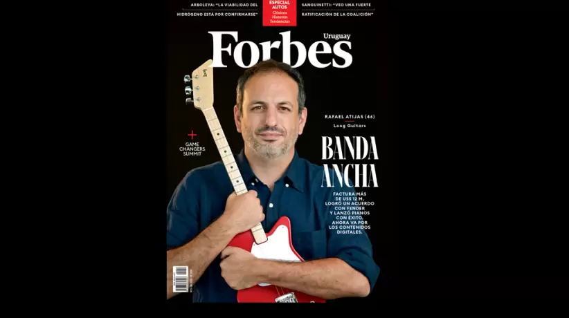 Rafael Atijas es la novena tapa de Forbes Uruguay. Tapa: Cecilia Perriard / Foto