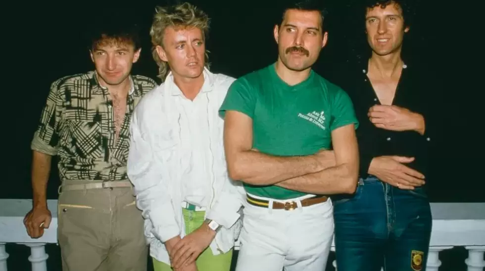 Queen en Rio en The Rock en Rio festival, Brasil, enero 1985