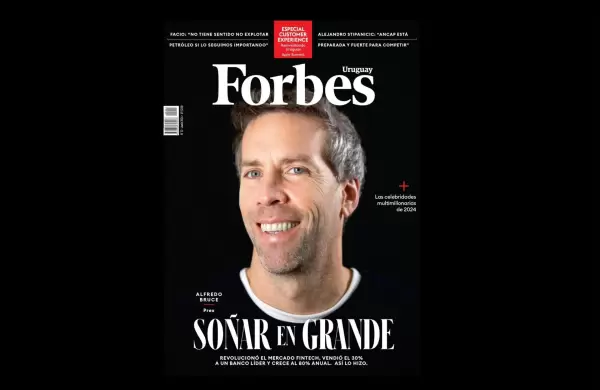 Alfredo Bruce, co-fundador de Prex, es el protagonista de la tapa n 12 de Forbes Uruguay