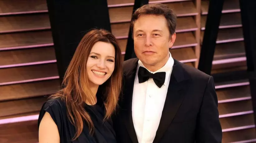 Justine y Elon Musk