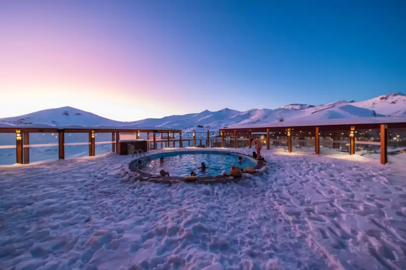 Valle Nevado piscina temperada