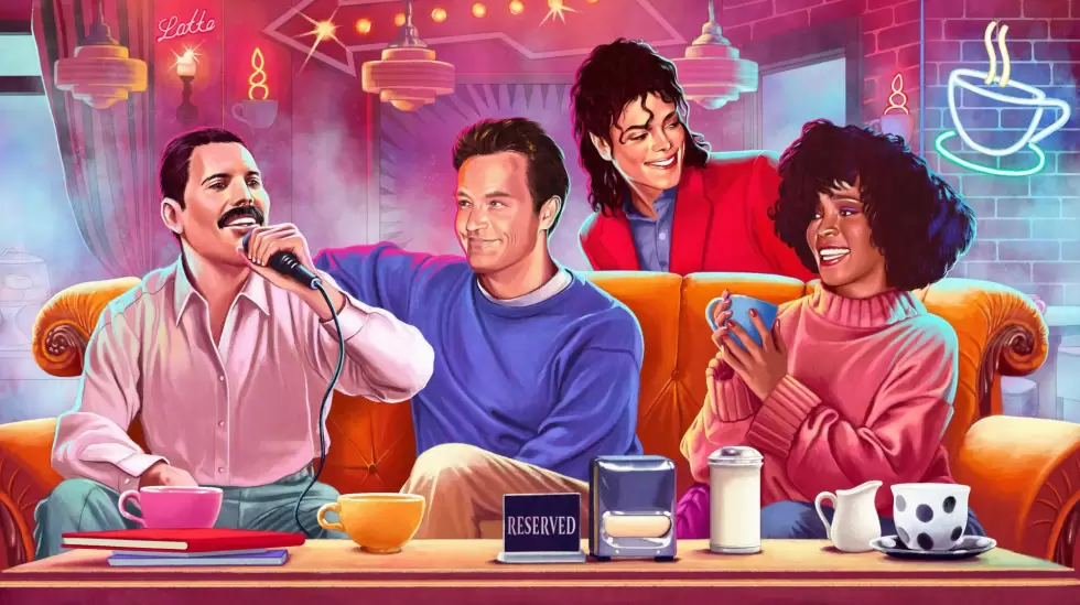 Matthew Perry, Michael Jackson, Freddie Mercury, Whitney Houston