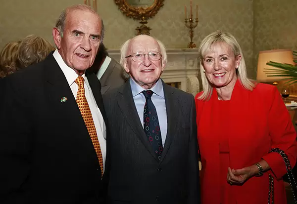 Colm McLoughlin, Michael D. Higgins