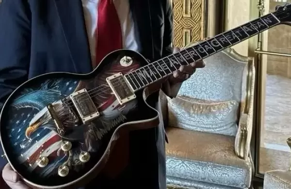 Por qué estas guitarras promocionadas por Trump se venden hasta por US$ 10.000