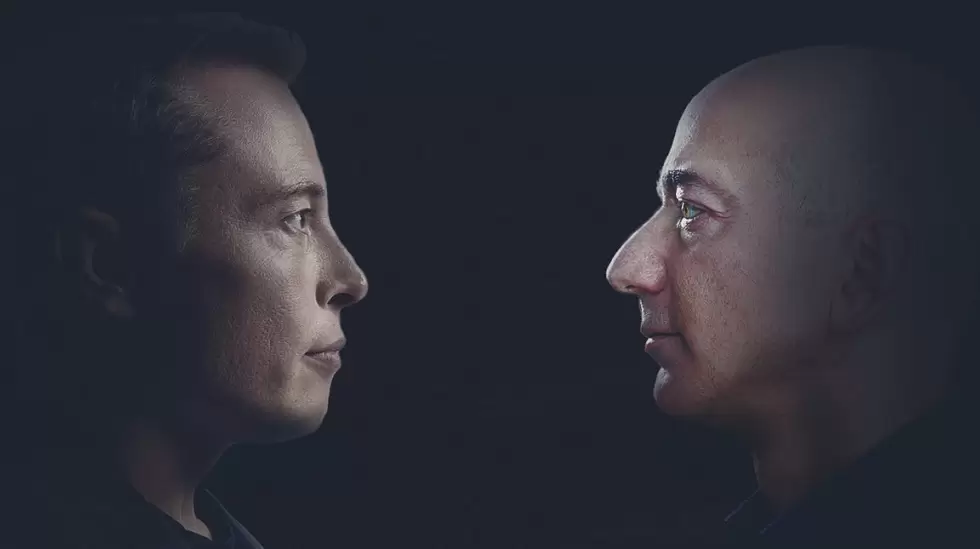 Elon Musk y Jeff Bezos