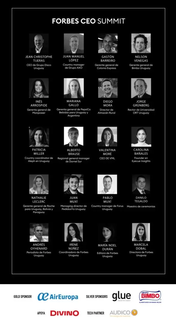 Speakers Forbes CEO Summit Uruguay 2024