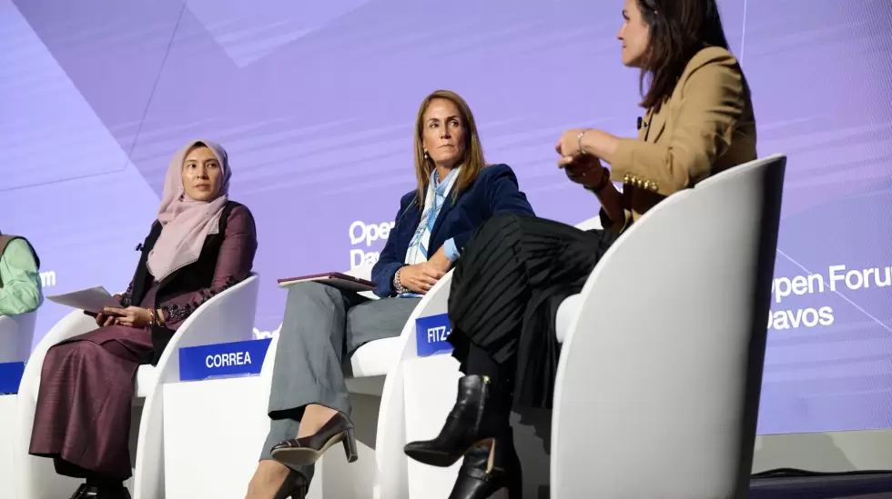 Carmen Correa en Davos