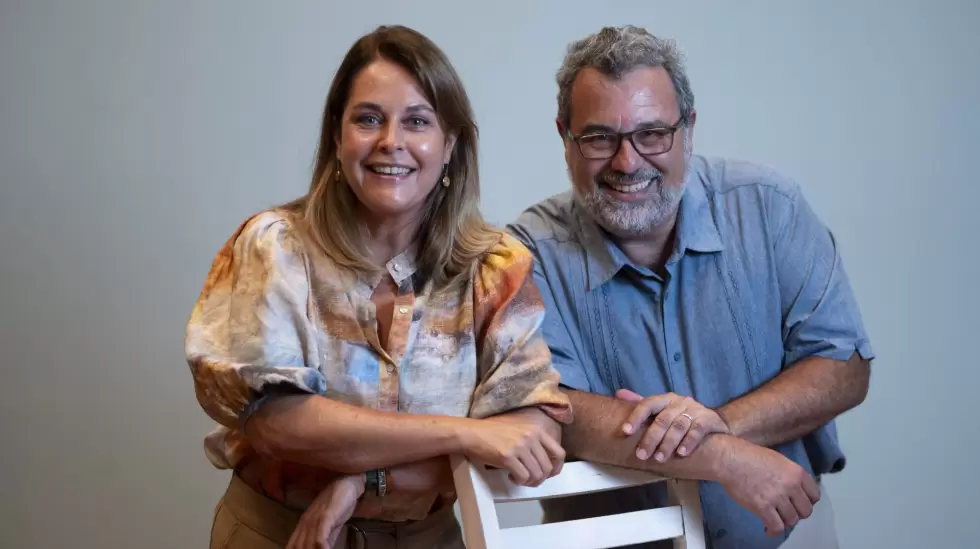 Carolina Dovat y Eliseo Cabrera. Foto: Leonardo Main.