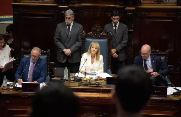 En su primer día al frente del Senado, Cosse anunció desarchivo de proyecto que controla sueldos por género