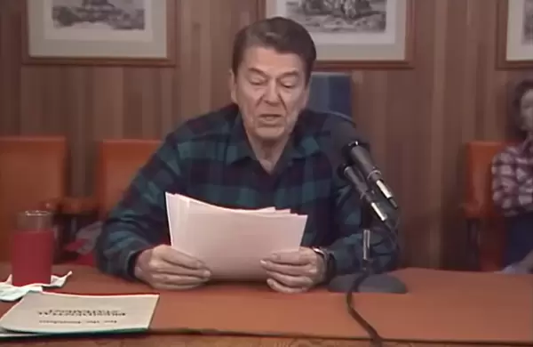 China usa un discurso de Ronald Reagan de 1987 para criticar los aranceles de Trump